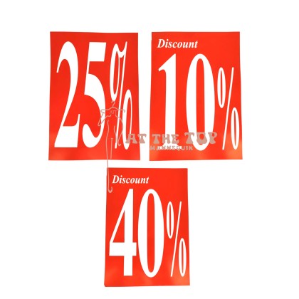 Price Card A4 Size